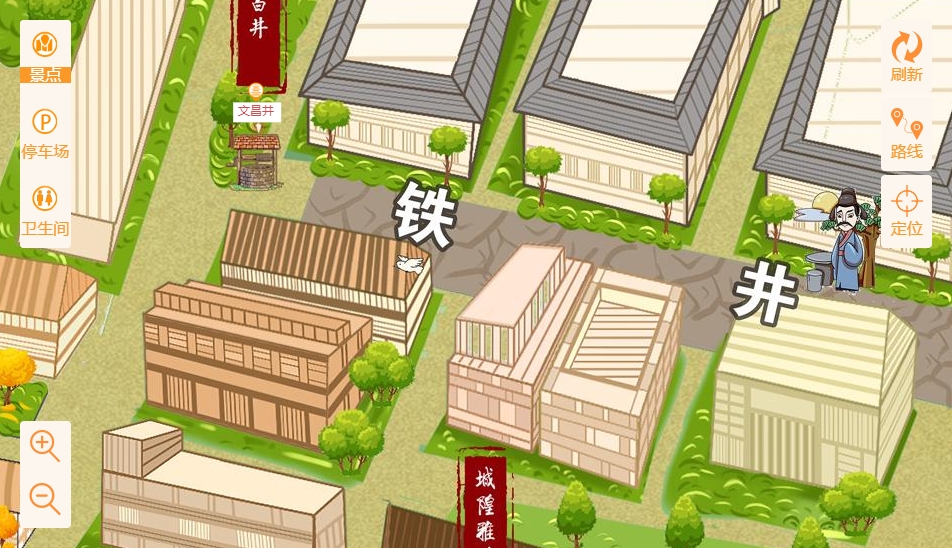 加查智慧景区：手绘地图与语音导览的完美融合